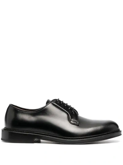 Shop Henderson Baracco Lace-up Derby Shoes In Black