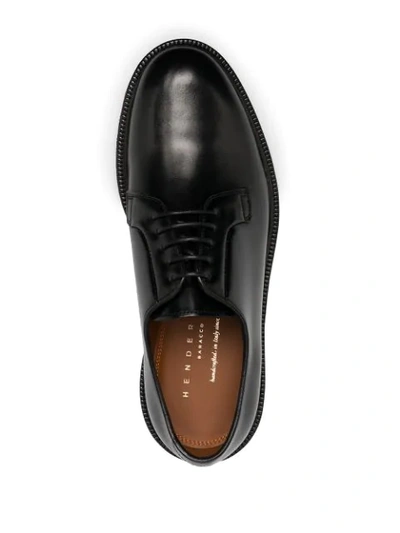 Shop Henderson Baracco Lace-up Derby Shoes In Black