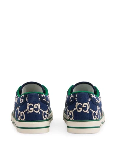 Shop Gucci Tennis 1977 Low-top Sneaker In Blue