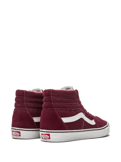 Shop Vans Sk8-hi Sneakers In Red