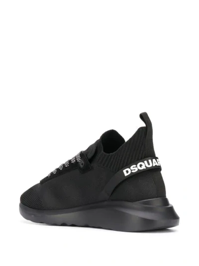 Shop Dsquared2 Speedster Low-top Sneakers In Black