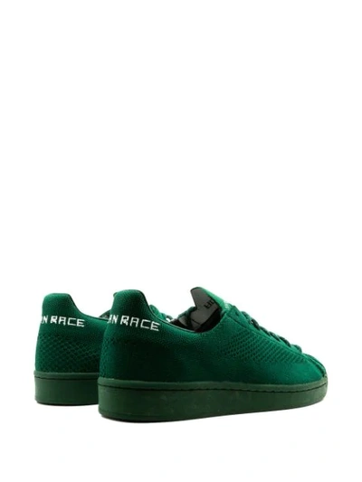 Shop Adidas Originals By Pharrell Williams X Pharrell Williams Superstar Primeknit Sneakers In Green