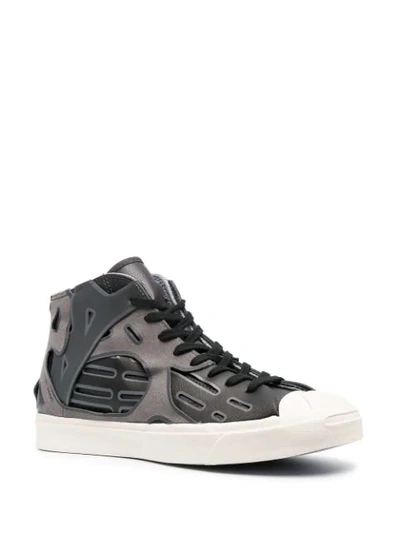 Shop Converse X Feng Chen Wang Jack Purcell Mid Sneakers In Grey