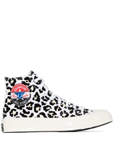 Converse Multicoloured Chuck 70 Leopard Print High Top Sneakers In White |  ModeSens
