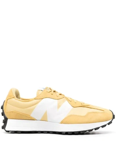 Shop New Balance 327 Low-top Sneakers In Yellow