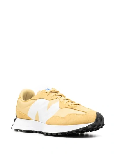 Shop New Balance 327 Low-top Sneakers In Yellow
