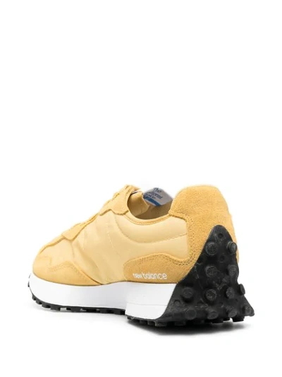 Shop New Balance 327 Low-top Sneakers In Yellow