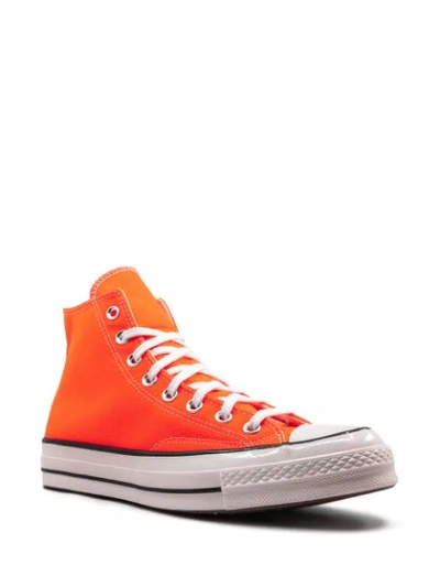 Shop Converse Chuck 70 High-top Sneakers In Orange
