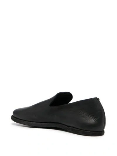Shop Guidi Uni Minimal Loafers In Black