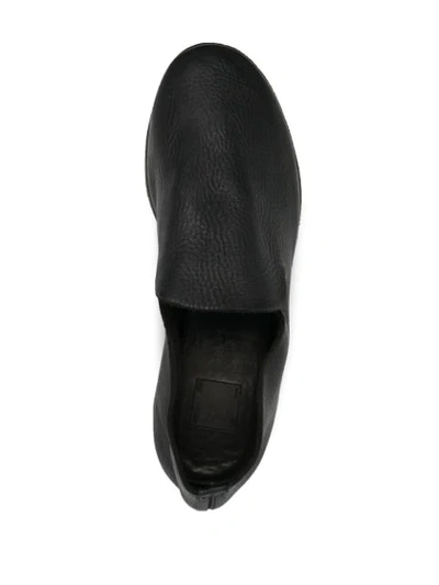 Shop Guidi Uni Minimal Loafers In Black