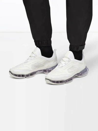 Shop Prada Cloudbust Air Low-top Sneakers In White