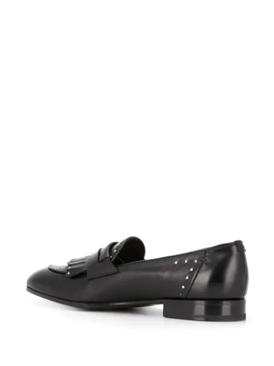 Shop Lidfort Tasseled Loafers In Black