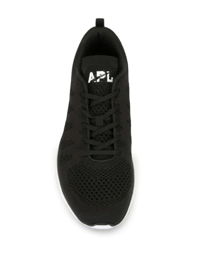 Shop Apl Athletic Propulsion Labs Lace-up Trainers In Black