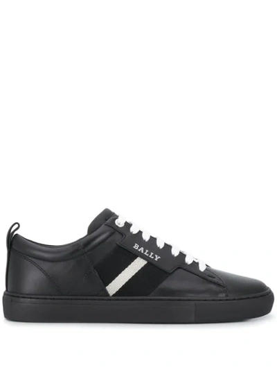 Shop Bally Helvio Low-top Sneakers In Black