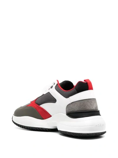 Hogan Colour-block Sneakers In Grey