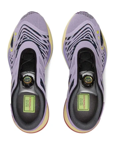 Shop Gucci Ultrapace R Sneakers In Purple