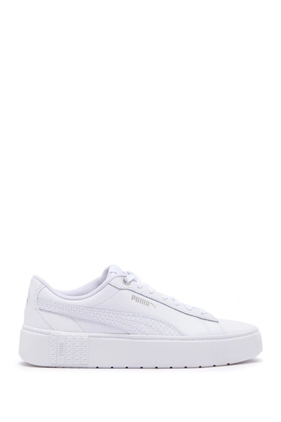 Shop Puma Smash Platform V2 Sneaker In White