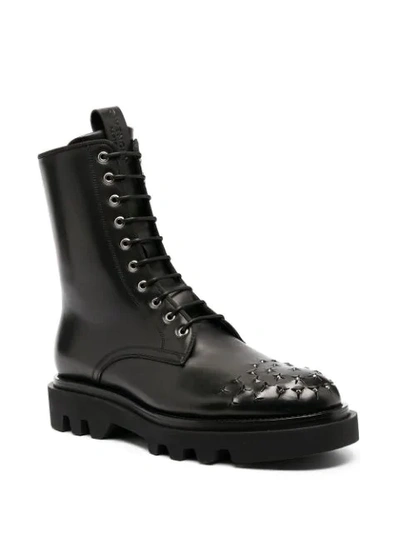 Shop Givenchy Erupting-stud Ankle Boots In Black