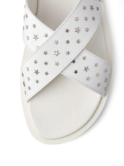 Shop Jimmy Choo Palmo Sandals In White