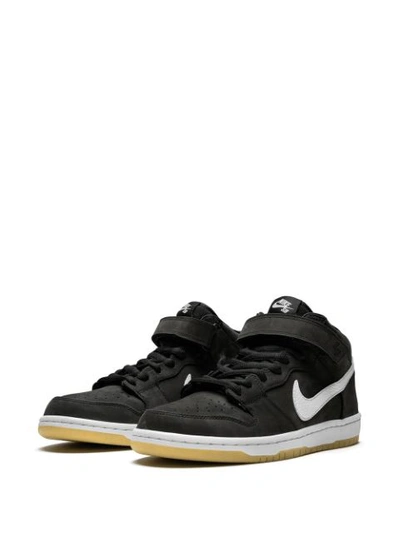 Nike Sb Dunk Mid Pro Iso Sneakers In Black | ModeSens