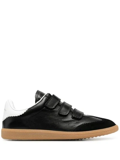 Shop Isabel Marant Bethy Touch-strap Sneakers In Black