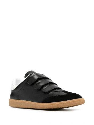 Shop Isabel Marant Bethy Touch-strap Sneakers In Black