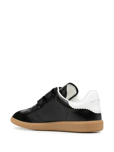 Shop Isabel Marant Bethy Touch-strap Sneakers In Black