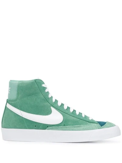 Shop Nike Blazer Mid 77 Sneakers In Green