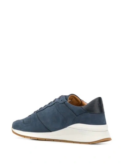 Shop Hugo Boss Element Run Low-top Sneakers In Blue