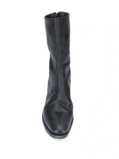 Shop A Diciannoveventitre Zipped Boots In Black