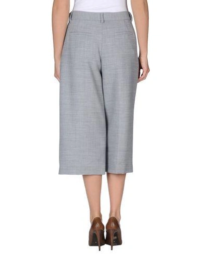 Shop Just Cavalli Cropped Pants & Culottes In Grey