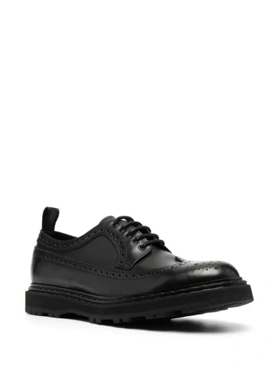 Shop Officine Creative Lydon Leather Oxford Shoes In Black