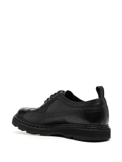 Shop Officine Creative Lydon Leather Oxford Shoes In Black