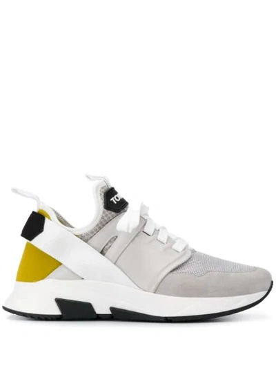 Shop Tom Ford Jago Low-top Sneakers In Grey