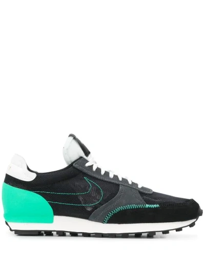 Shop Nike Daybreak Contrast Panel Sneakers In Black