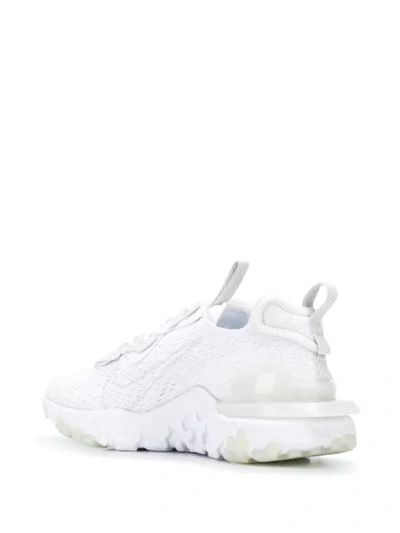 Shop Nike React Vision Knitted Style Sneakers In White