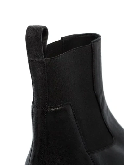 Shop Rick Owens Chelsea Boots In Black
