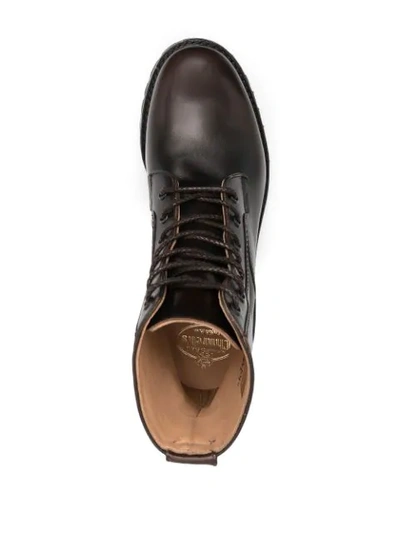 Shop Church's Lace-up Leather Boots In Brown