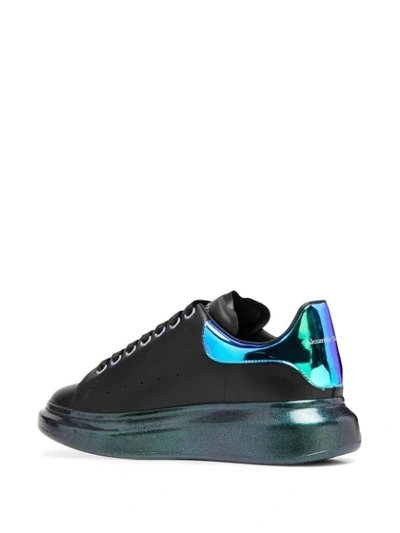 Shop Alexander Mcqueen Oversized Lace-up Sneakers In Black