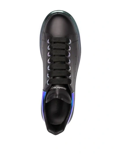 Shop Alexander Mcqueen Oversized Lace-up Sneakers In Black