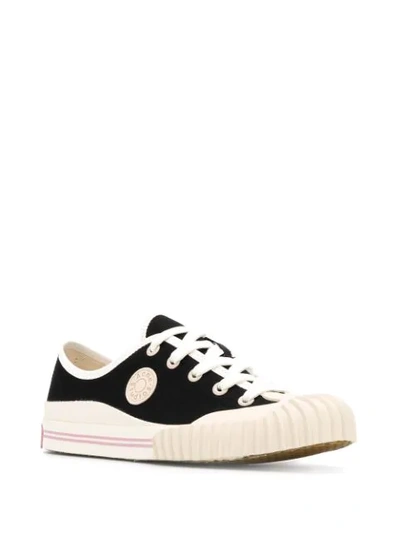 Shop Acne Studios Lace-up Low-top Sneakers In Black