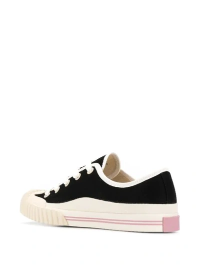 Shop Acne Studios Lace-up Low-top Sneakers In Black