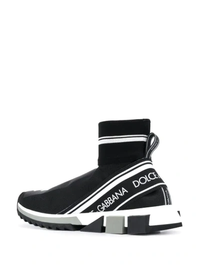 Shop Dolce & Gabbana Sorrento High-top Sneakers In Black