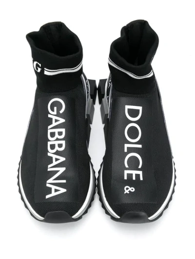 Shop Dolce & Gabbana Sorrento High-top Sneakers In Black