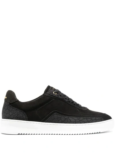Shop Filling Pieces Ripple Low-top Sneakers In Black