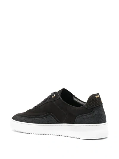 Shop Filling Pieces Ripple Low-top Sneakers In Black