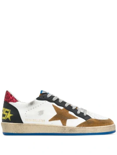 Shop Golden Goose Ball Star Sneakers In White