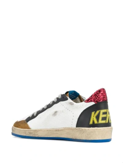 Shop Golden Goose Ball Star Sneakers In White