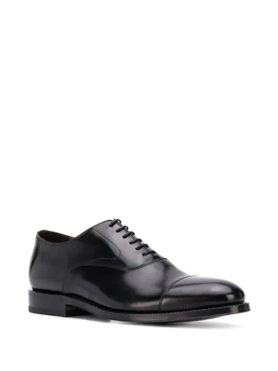 POINTED TOE LACE-UP OXFORD SHOES