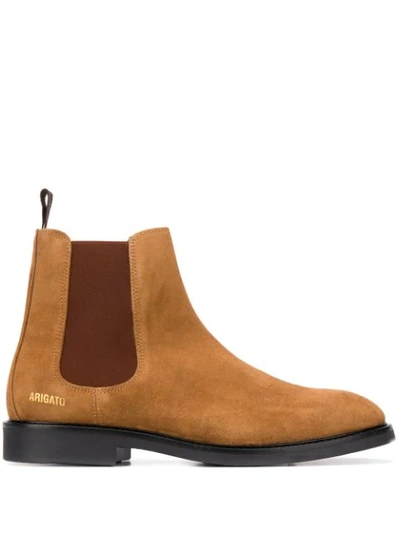 Shop Axel Arigato Two-tone Chelsea Boots In Brown